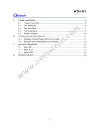 W78E051B40PL Datasheet Page 2