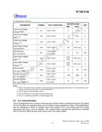 W78E051B40PL Datasheet Page 15