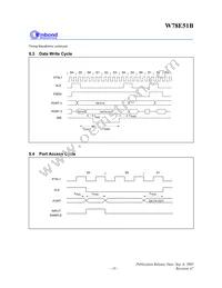 W78E051B40PL Datasheet Page 19