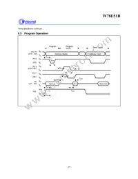 W78E051B40PL Datasheet Page 20