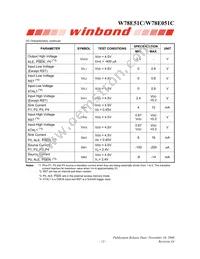 W78E051C40PL Datasheet Page 13