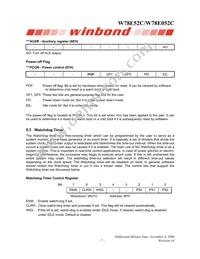 W78E052C40PL Datasheet Page 7