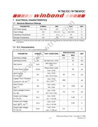 W78E052C40PL Datasheet Page 11