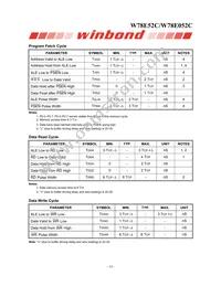 W78E052C40PL Datasheet Page 14