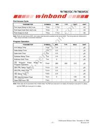 W78E052C40PL Datasheet Page 15