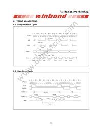 W78E052C40PL Datasheet Page 16