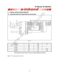 W78E052C40PL Datasheet Page 18