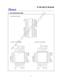 W78E054B40PL Datasheet Page 4
