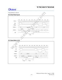 W78E054B40PL Datasheet Page 19