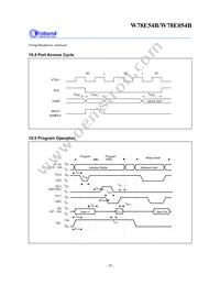 W78E054B40PL Datasheet Page 20