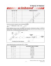 W78E054C40PL Datasheet Page 9