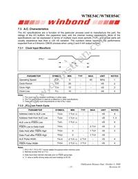 W78E054C40PL Datasheet Page 15