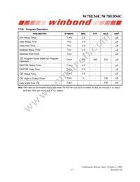 W78E054C40PL Datasheet Page 17