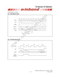 W78E054C40PL Datasheet Page 19