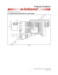 W78E054C40PL Datasheet Page 21