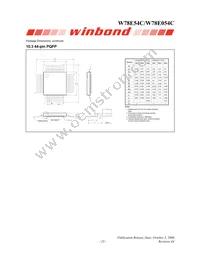 W78E054C40PL Datasheet Page 23