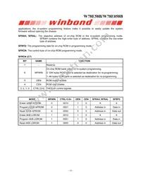 W78E058B40PL Datasheet Page 14