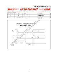 W78E058B40PL Datasheet Page 16