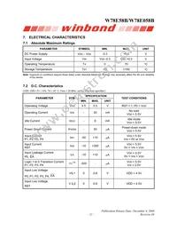 W78E058B40PL Datasheet Page 21