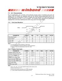 W78E058B40PL Datasheet Page 23