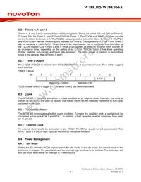 W78E365A40DL Datasheet Page 8