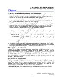 W78E378A10PL Datasheet Page 17