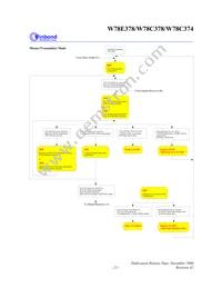 W78E378A10PL Datasheet Page 21