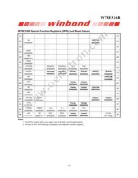 W78E516B40PL Datasheet Page 8