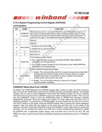 W78E516B40PL Datasheet Page 16