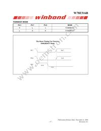W78E516B40PL Datasheet Page 17