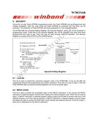 W78E516B40PL Datasheet Page 20