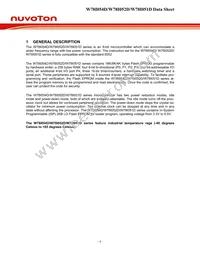 W78I054DFG Datasheet Page 4