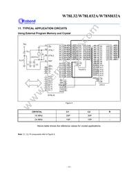 W78L032A24FL Datasheet Page 14