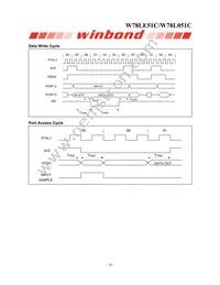 W78L051C24PL Datasheet Page 18