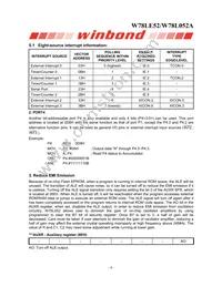W78L052A24PL Datasheet Page 6