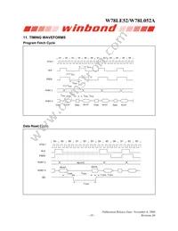 W78L052A24PL Datasheet Page 19