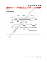 W78L052A24PL Datasheet Page 21