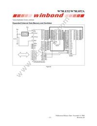 W78L052A24PL Datasheet Page 23