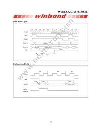 W78L052C24PL Datasheet Page 18