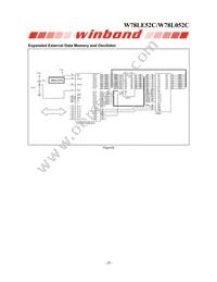 W78L052C24PL Datasheet Page 20