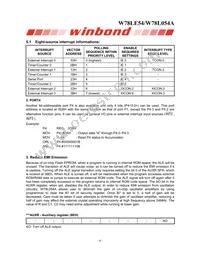 W78L054A24PL Datasheet Page 6