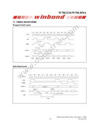 W78L054A24PL Datasheet Page 19