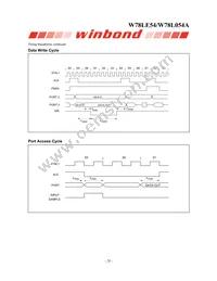 W78L054A24PL Datasheet Page 20