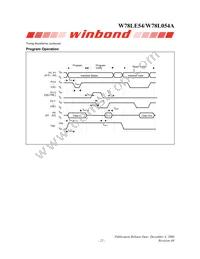 W78L054A24PL Datasheet Page 21