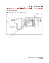 W78L054A24PL Datasheet Page 23