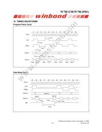 W78L058A24PL Datasheet Page 23