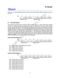 W78L801A24FL Datasheet Page 8