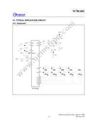 W78L801A24FL Datasheet Page 23