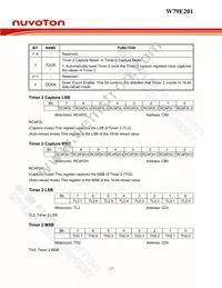W79E201A16PL Datasheet Page 22