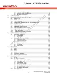 W79E217AFG Datasheet Page 2